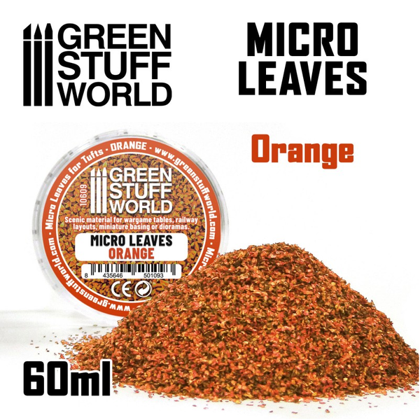 Micro Leaves -Orange - Green Stuff World 