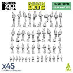 Goblin Mushrooms by Green Stuff World from their Resin Bits range