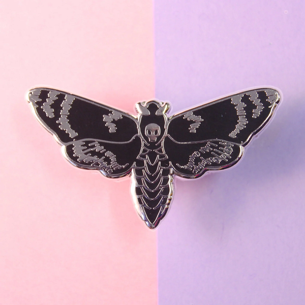 Moth Enamel Pin Badge