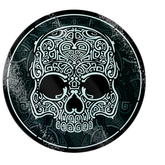 Graphic Skull Glass Chopping Board