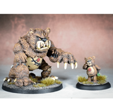 From the Nightfolk range by Northumbrian Tin Solider the Bearfore and After resin miniatures will make a great edition to your fantasy and role playing tabletop games. Little Bertie holds a potion bottle behind his back and a cheeky look on his face while the multi part Big Bertie shows just what happens if you take that potion