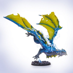 Freyr The Stormbreaker from the Dungeons and Lasers range is a plastic dragon