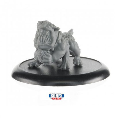 Broogtarki Ore Hound gaming miniature, a six legged dog