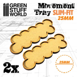 25mm Slim Fit Skirmish Movement Trays by Green Stuff World
