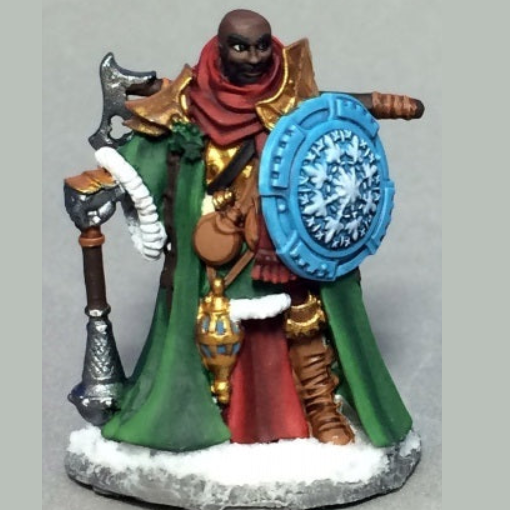 Reaper Miniatures from the dark heaven legends metal miniatures range 01579 Sir Ulther the Christmas Knight sculpted by Bobby Jackson
