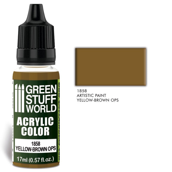 YELLOW-BROWN OPS -Acrylic Colour -1858- Green Stuff World