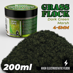 Dark Green Marsh 4-6mm Flock -200ml- GSW