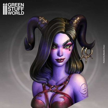 Agrath Demonic Vessel Bust- Inu Kingdoms - Green Stuff World