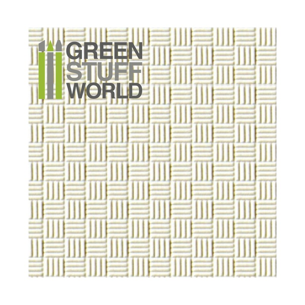 ABS Plasticard Offset Lines Textured Sheet by Green Stuff World