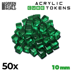 Green Cube Tokens by Green Stuff World