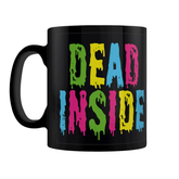 Dead Inside Black Mug