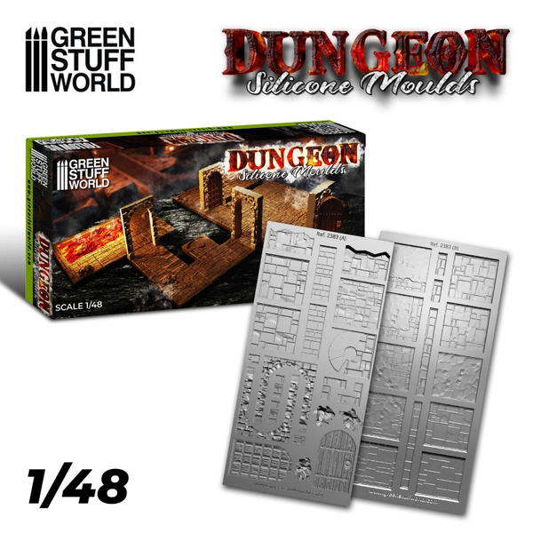 Dungeon silicone mould by Green Stuff World