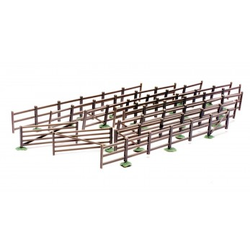 Fences & Gates 8 Strips OO/HO Scale - Dapol Kitmaster