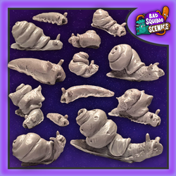 Large Slugs & Snails by Bad Squiddo Games