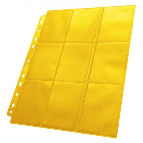 ULTIMATE GUARD 1CT 18-POCKET PAGE SIDE-LOADING - YELLOW