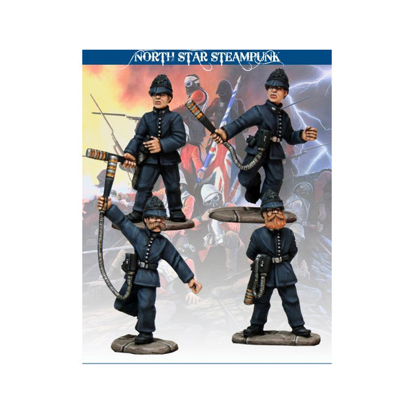 Bobbies With Static Truncheons - North Star Steampunk Minis