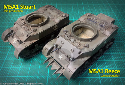 M5A1 Stuart / M5A1 Recce - Allies (Rubicon) :www.mightylancergames.co.uk 