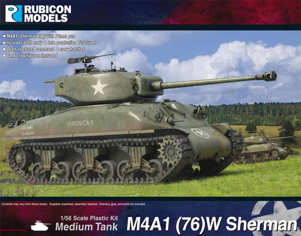 M4A1 (76)W Sherman (Rubicon Models) :www.mightylancergames.co.uk