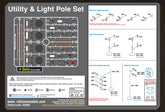Utility & Light Pole Set: ww...