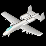A-10A Thunderbolt II in 1:72 scale by Hobbyboss