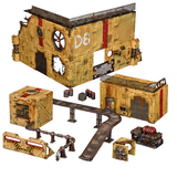 Industrial Zone  Terrain Crate MGTC207 by Mantic Games. Yellow terrain pieces