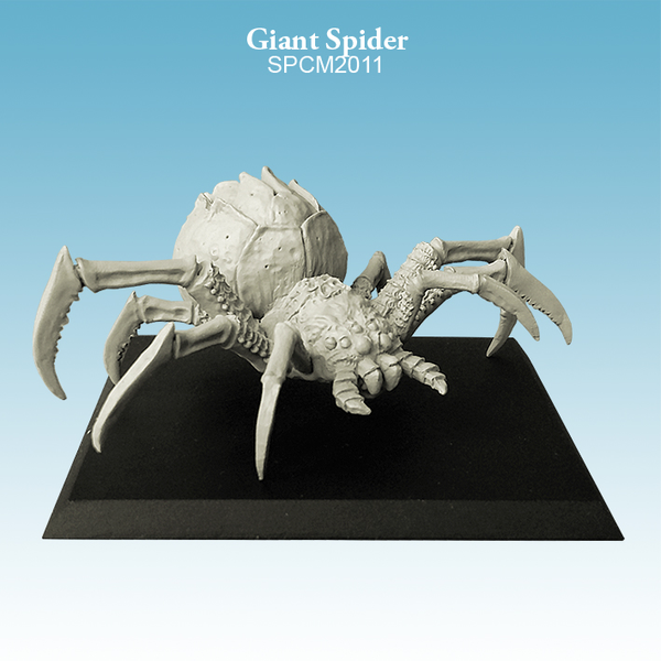 Giant Spider by Spellcrow. Miniature gaming creature for RPG and tabletop games