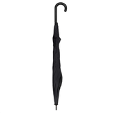 black umbrella with loop handle closed