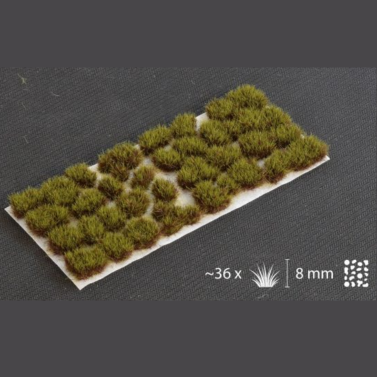 Gamers Grass tufts. Swamp tufts with brown shade at the bottom leading up to green tips