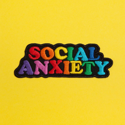Social Anxiety Iron On Patch