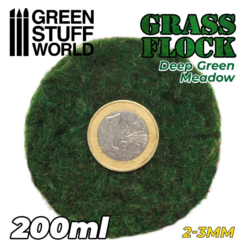 Deep Green Meadow 2-3mm Flock -200ml- GSW