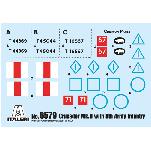 Crusader Mk. II with 8th Army Infantry - 1:35 - Italeri 