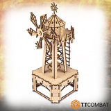 Mainspring Mill from TT Combat - A fantastic structure with waterwheel and various advantage points to add extra detail and dimension to your table top games. Mill view 