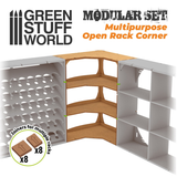 green stuff world Modular Set Multipurpose Open Rack Corner 