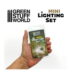 Mini Lighting Set by Green Stuff World held in the hand