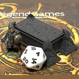 Dark Elf Tomb set by Legend Games is a set of two detailed tombs with engravings and embellishments 