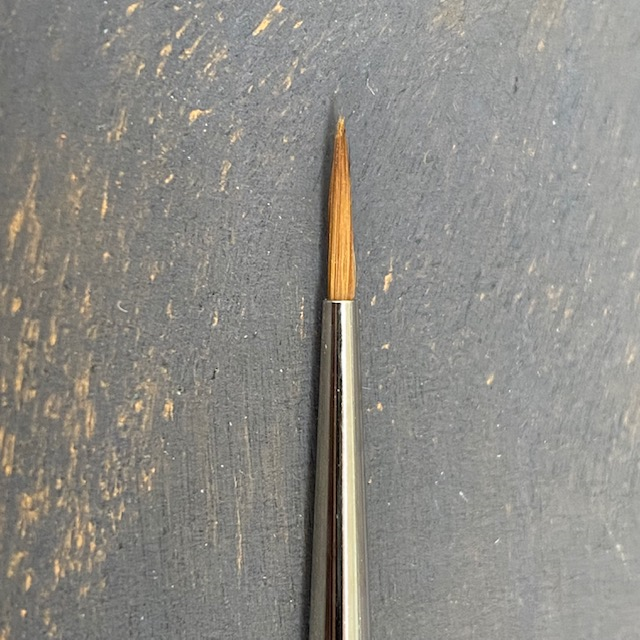 Rosemary & Co Red Dot pointed round size 0 paintbrush