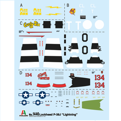 P-38J Lightning - 1:72 - Italeri
