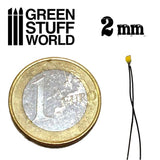 Green LED Lights - 2mm -1413- Green Stuff World