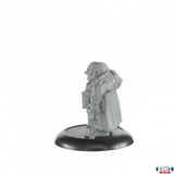  Sansavar Chung, Viceroy bones USA gaming miniature of a sci fi dwarf , this is the side view