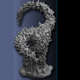 Whispering Ghoulsbane Swamp Shambler by Reaper Miniatures a creature of thorns, roots and skulls for your gaming table or RPG setting. 