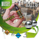 Mixing Paint Steel Bearing Balls in 6.35mm -9030 - Green Stuff World