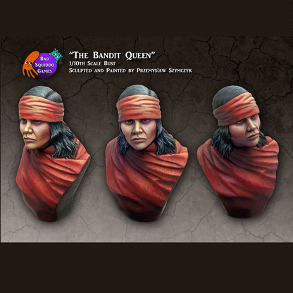 A resin bust from Bad Squiddo Games of Phoolan Devi