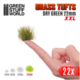XXL Dry Green Grass Tufts