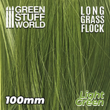 Light Green Long Grass Flock 100mm - GSW