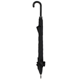 Black Bat Umbrella closed with a loop handle