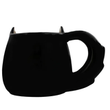 Feline Fine Cat Shaped Mug - Black