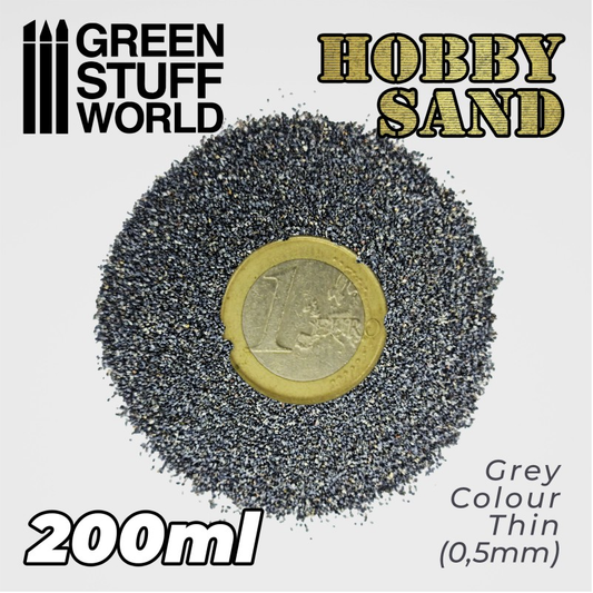 Thin Hobby Sand- Dark Grey - 200...