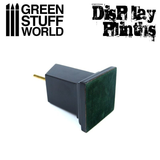 3cm Black Tapered Square Bust Plinth - Green Stuff World