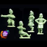 Soviet Dancers is a pack of two metal miniature depicting soviet dancers from the women of world war 2 range by Bad Squiddo Games