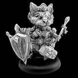 Muffet the paladin cat miniature by Northumbrian Tin Solider 